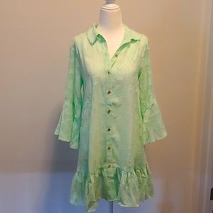 Lilly Pulitzer Linley Collared Cover-up NWT